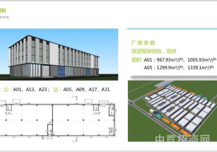 永嘉科技城徐州雙層框架結構雙拼廠房 1339平