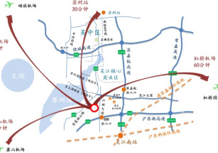 中新智地智能制造產(chǎn)業(yè)園蘇州吳江4910平獨(dú)棟廠房出售，靠近太湖和蘇州工業(yè)園