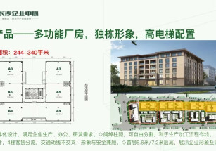 卓爾?長沙企業中心湖南長沙獨棟廠房出售 四層 總部辦公 鄰地鐵