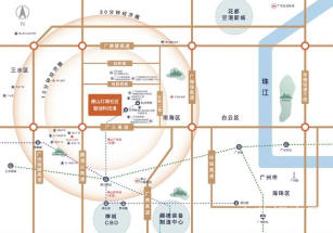 佛山燈塔社區?智創科技港佛山西獨棟新建廠房出售，首層層高6米，緊鄰佛清從高速