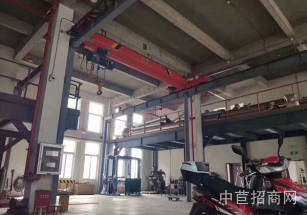 天能綠色制造產業園獨棟雙層首層8米 5噸行車基礎，5噸地面承載，可環評貸款