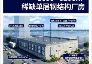 奧克斯智能制造產業園50年產權，標準廠房可環評貸款10年 近高速配套全