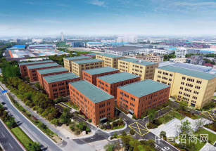 浙江嘉興嘉善廠房出售班車、超市鋼混結構園區形象好適合標準機械廠房