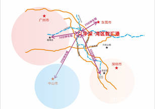 華深灣區智匯港東莞洪梅鎮大平層廠房出租，形象極佳，配套完善，招工無憂