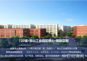 聯(lián)東寶山國際企業(yè)港小獨(dú)棟廠房出租出售，寶山羅涇廠房出租